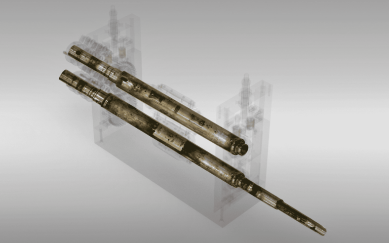 Clean the shafts when setting up new sealing jaws on flow wrappers