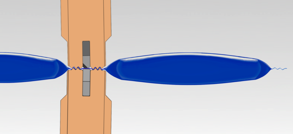Dura-Therm Sealing Jaws Sealing Packages on Flow Wrapper