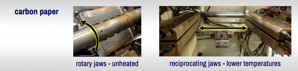 Applications for carbon paper sealing jaw impressions